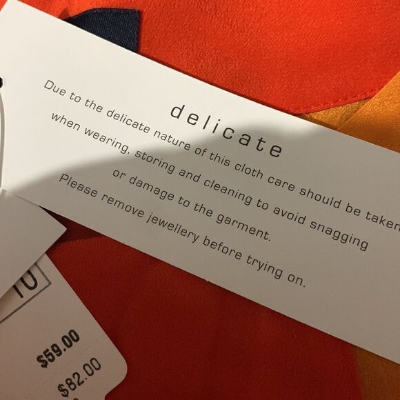 NWT French Connection Silk Top - Picture 4 of 7